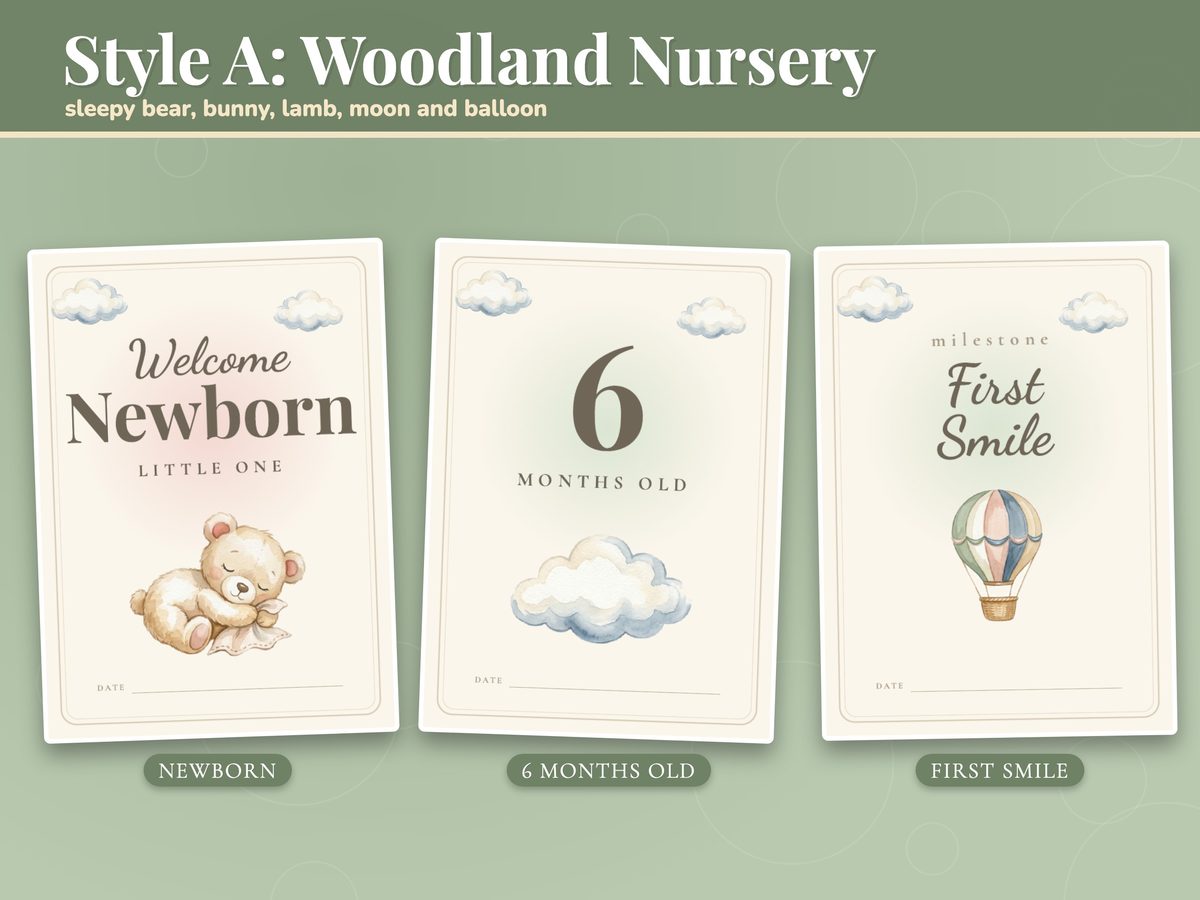 Baby Milestone Cards Printable, image 3