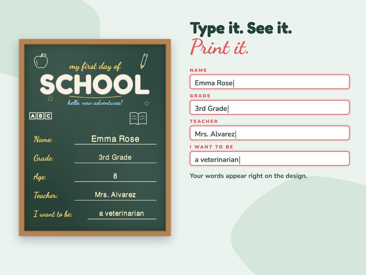 First Day and Last Day of School Signs, image 2
