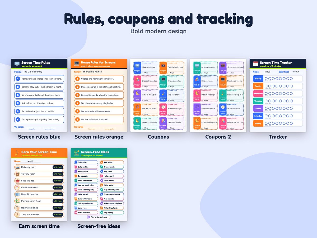 Screen Time Rules, Coupons and Tracker, image 3