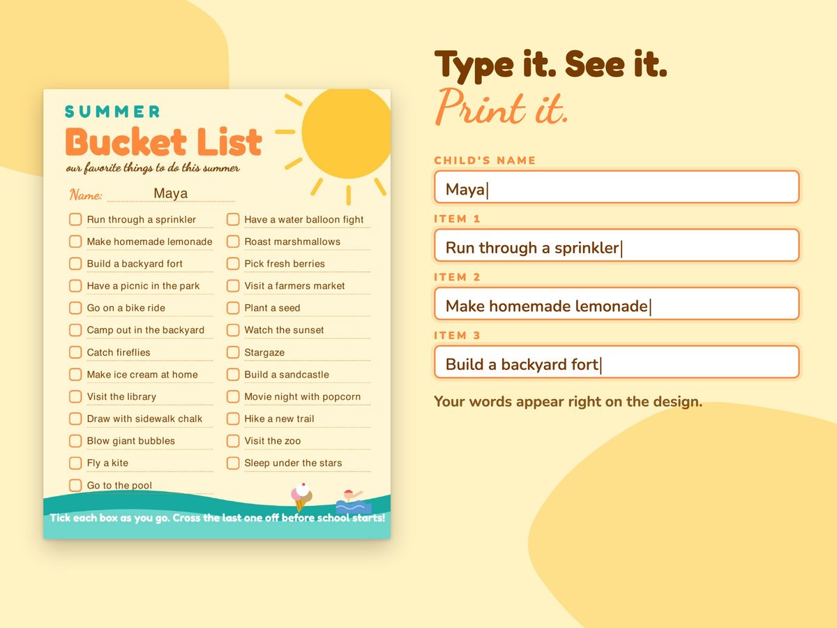 Summer Bucket List for Kids, image 2